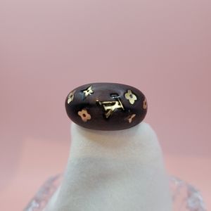 Louis Vuitton Wood and Gold ring